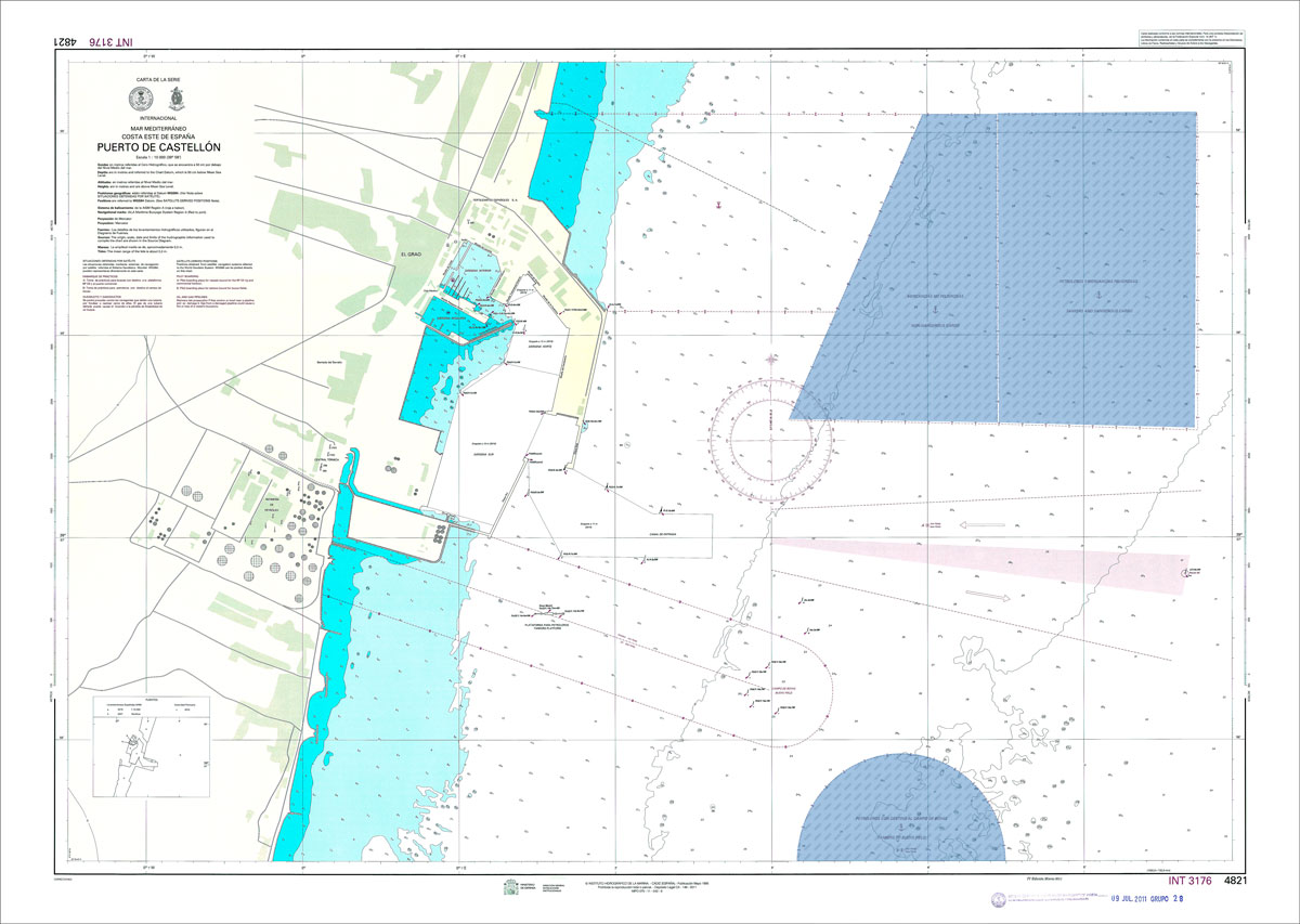 Áreas de fondeo del Puerto de la Bahía de Algeciras